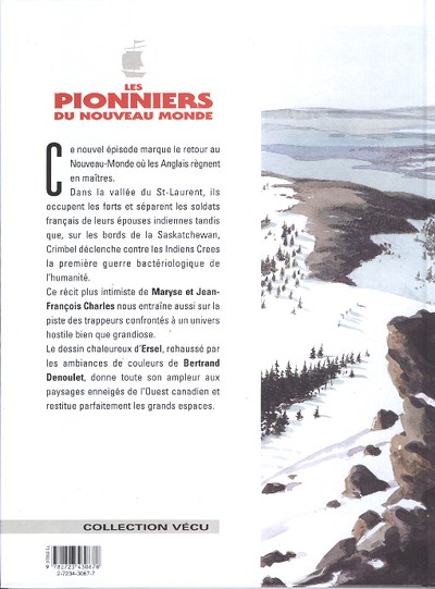 Verso de l'album Les Pionniers du Nouveau Monde Tome 12 Le murmure des grands arbres