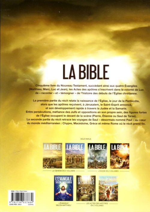 Verso de l'album La Bible - Le Nouveau Testament Tome 3 Les Actes des Apôtres - 2e partie