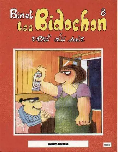 Verso de l'album Les Bidochon Tomes 7 et 8 Assujettis sociaux / Vent du soir