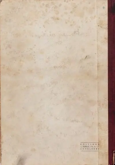 Verso de l'album Le journal de Spirou Album N° 19