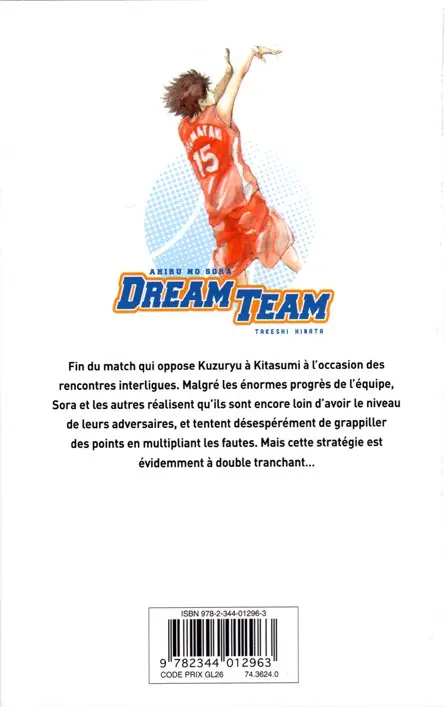 Verso de l'album Dream Team 27-28