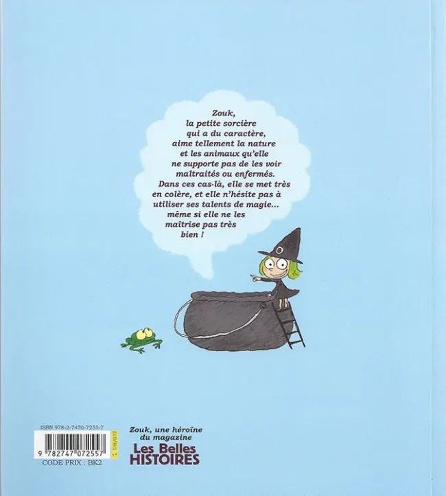 Verso de l'album Zouk Tome 13 La sorcière qui aimait les animaux