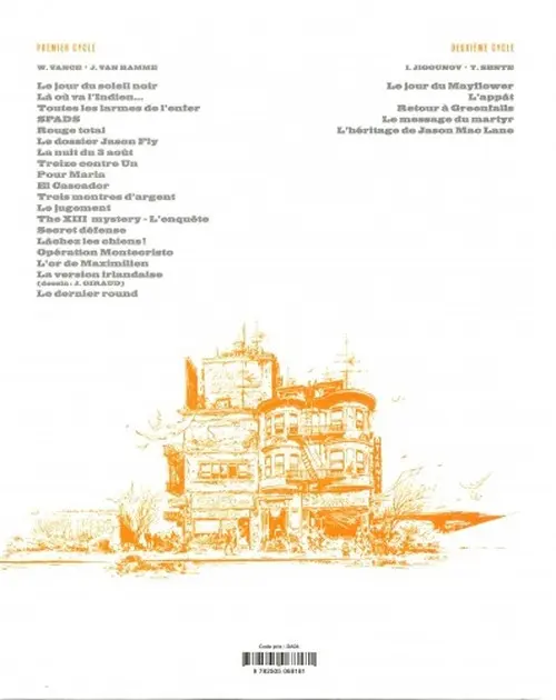 Verso de l'album XIII Tome 18 La version irlandaise