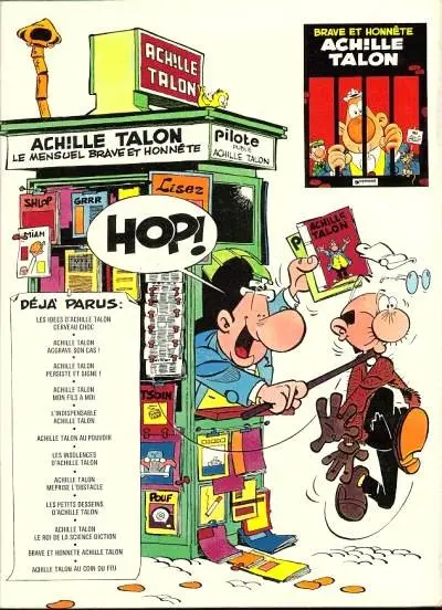 Verso de l'album Achille Talon Tome 12 Achille Talon au coin du feu...