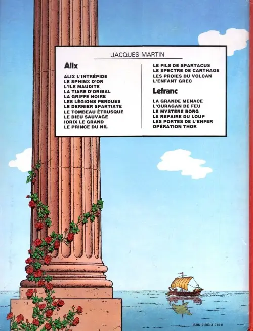 Verso de l'album Alix Tome 14 Les proies du volcan