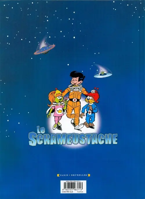 Verso de l'album Le Scrameustache Tome 34 Le retour de Falzar