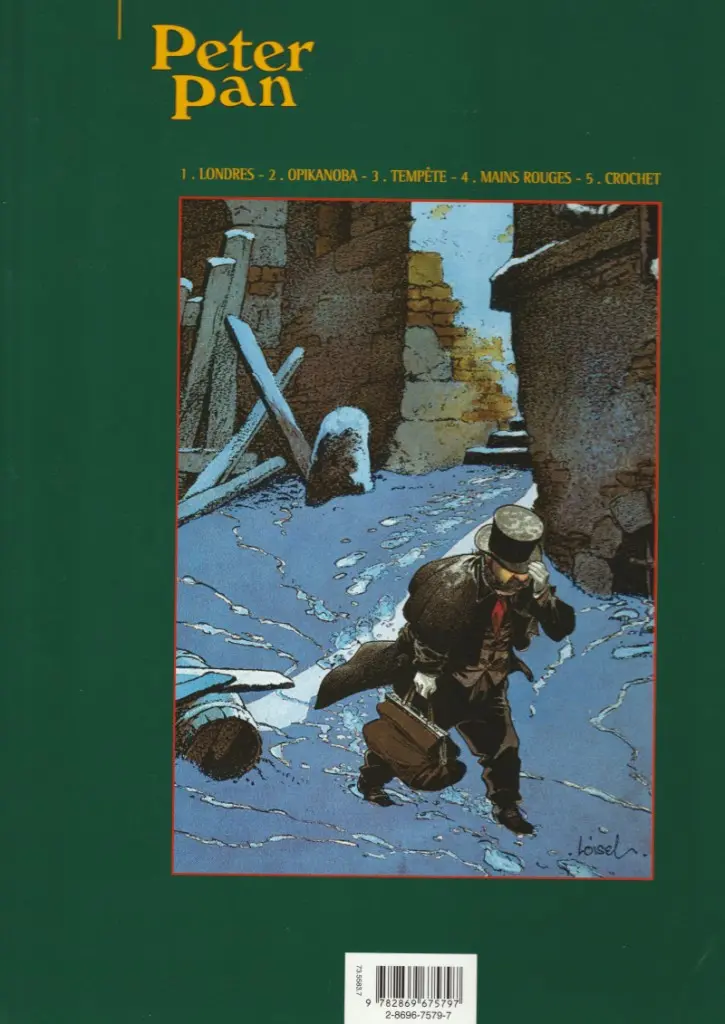 Verso de l'album Peter Pan Tome 3 Tempête