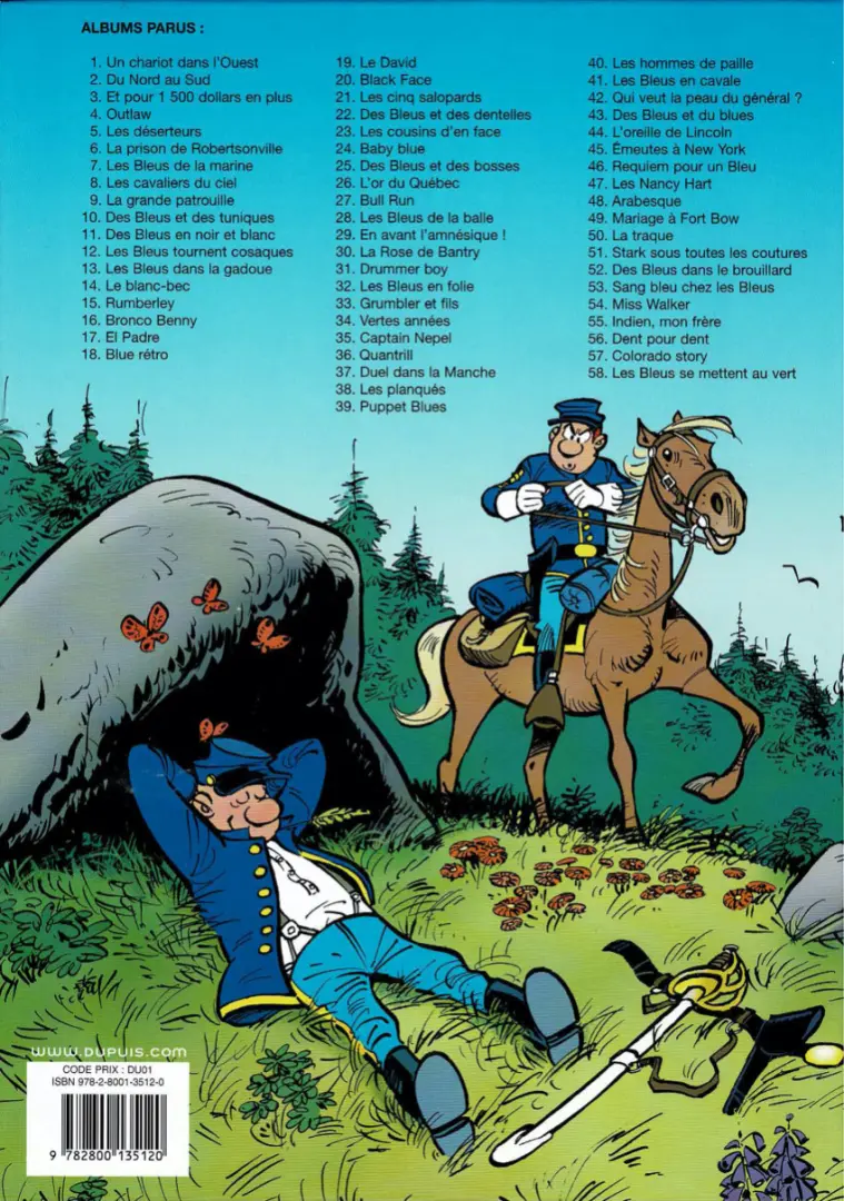Verso de l'album Les Tuniques Bleues Tome 48 Arabesque