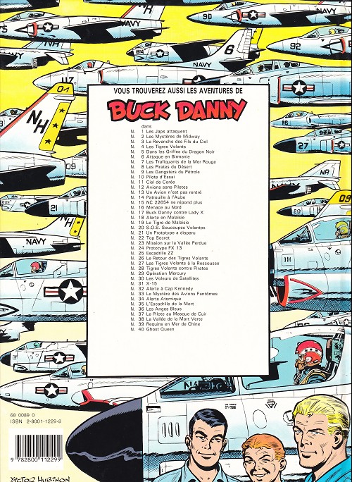 Verso de l'album Buck Danny Tome 33 Le mystère des avions fantômes