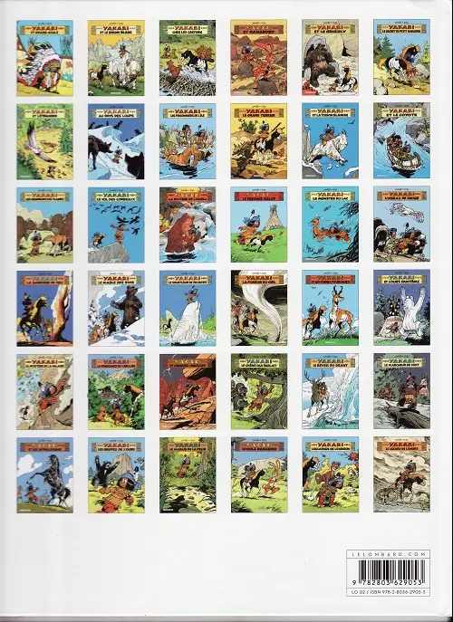 Verso de l'album Yakari Tome 24 Yakari et l'ours fantôme