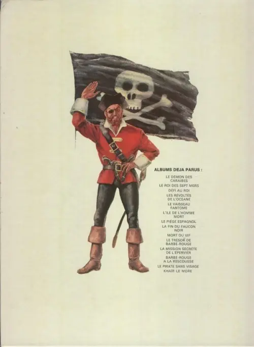 Verso de l'album Barbe-Rouge Tome 15 Khaïr le More
