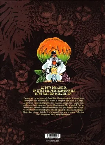 Verso de l'album Alice au pays des singes Intégrale