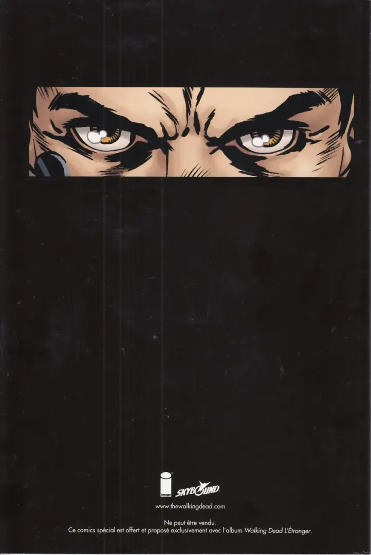 Verso de l'album Walking Dead Le Retour de Negan