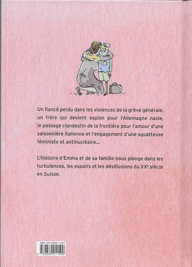Verso de l'album Le siècle d'Emma Une famille suisse dans les turbulences du XXe siècle