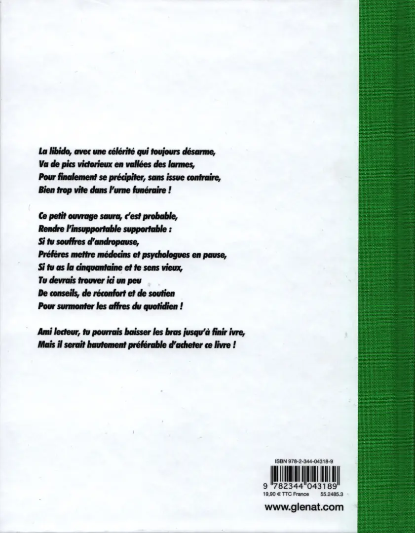 Verso de l'album Fais pas tant d'manières !