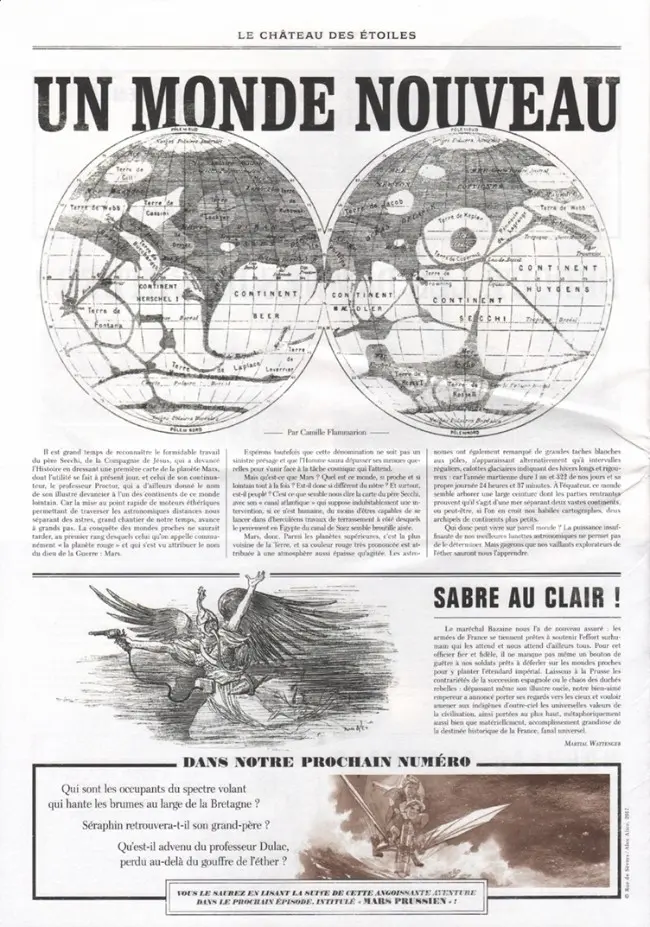 Verso de l'album Le Château des étoiles Le Château des Etoiles - Gazette N° 7 L'Île des spectres volants