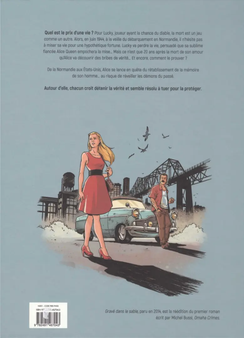 Verso de l'album Gravé dans le sable