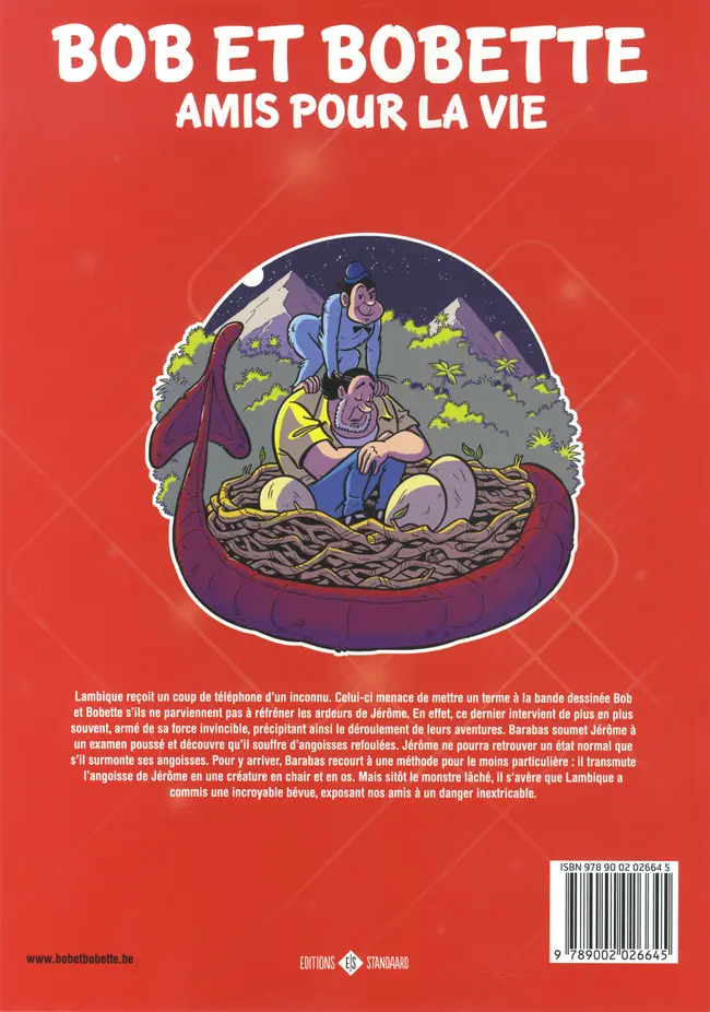 Verso de l'album Bob et Bobette Tome 358 L'imprimante 3dragons