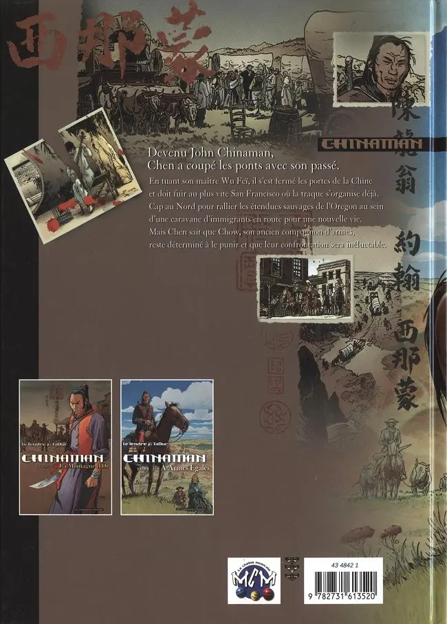 Verso de l'album Chinaman Tome 2 À Armes Égales