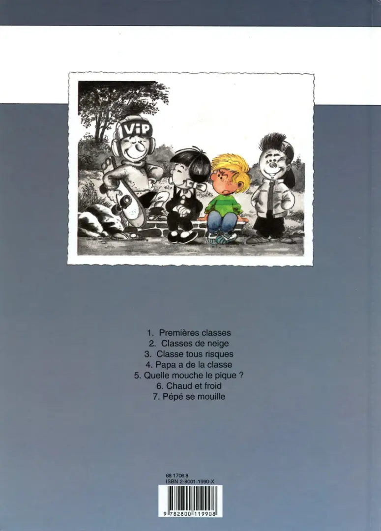 Verso de l'album Cédric Tome 6 Chaud et froid