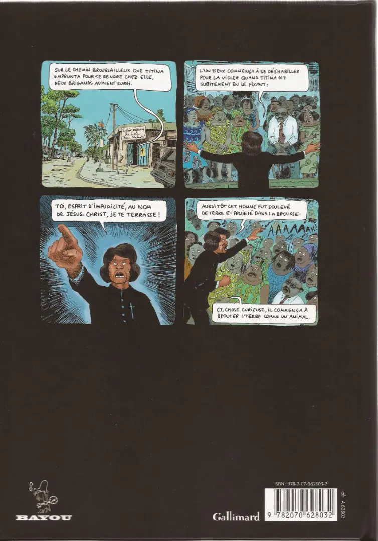 Verso de l'album Aya de Yopougon Tome 5