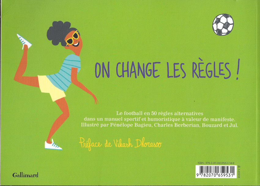 Verso de l'album Tatane Pour un football durable et joyeux
