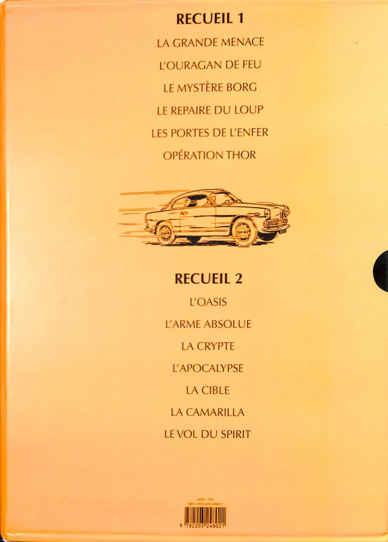Verso de l'album Lefranc premières aventures (Les)