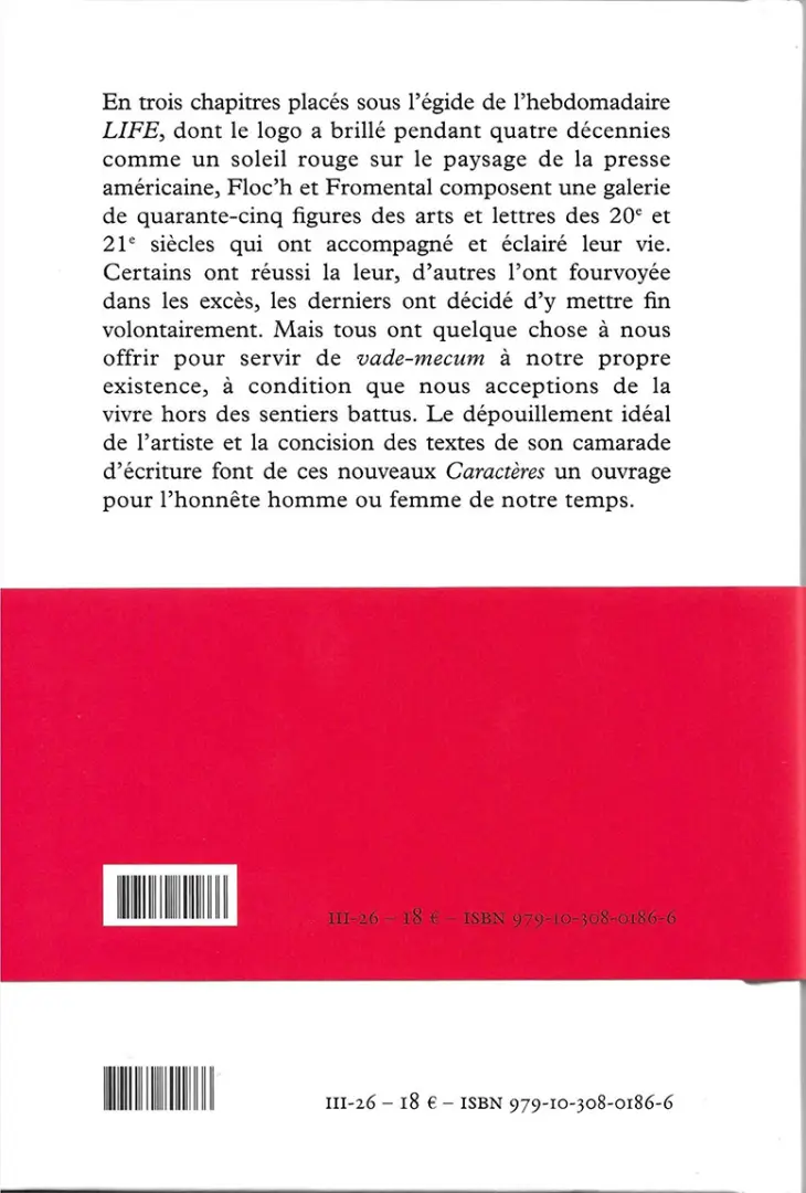 Verso de l'album Life Memento Mori - Manuel de savoir vivre et mourir
