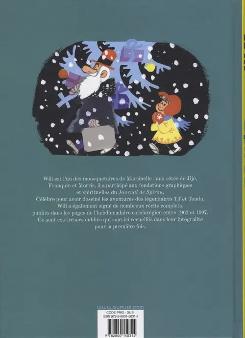 Verso de l'album Will dans Spirou 1963-1997