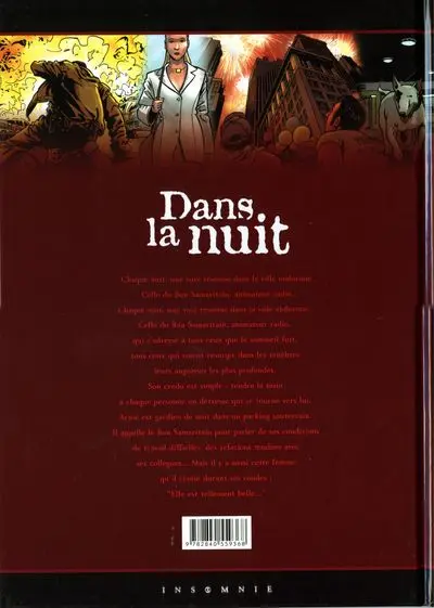 Verso de l'album Dans la nuit Tome 2 Troisième sous-sol