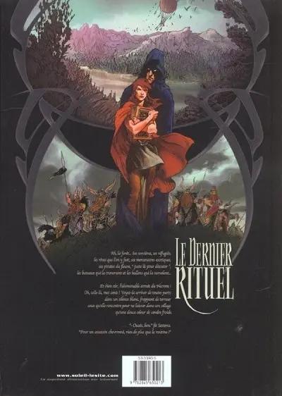 Verso de l'album Le Dernier rituel Tome 1 La prophétie des amants