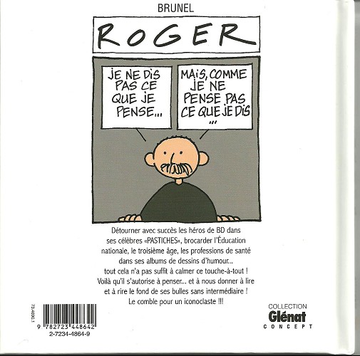 Verso de l'album Roger