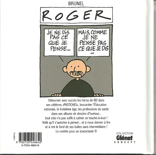 Verso de l'album Roger