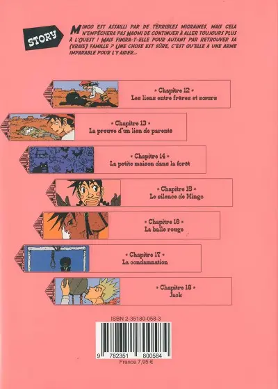 Verso de l'album Go West ! 3