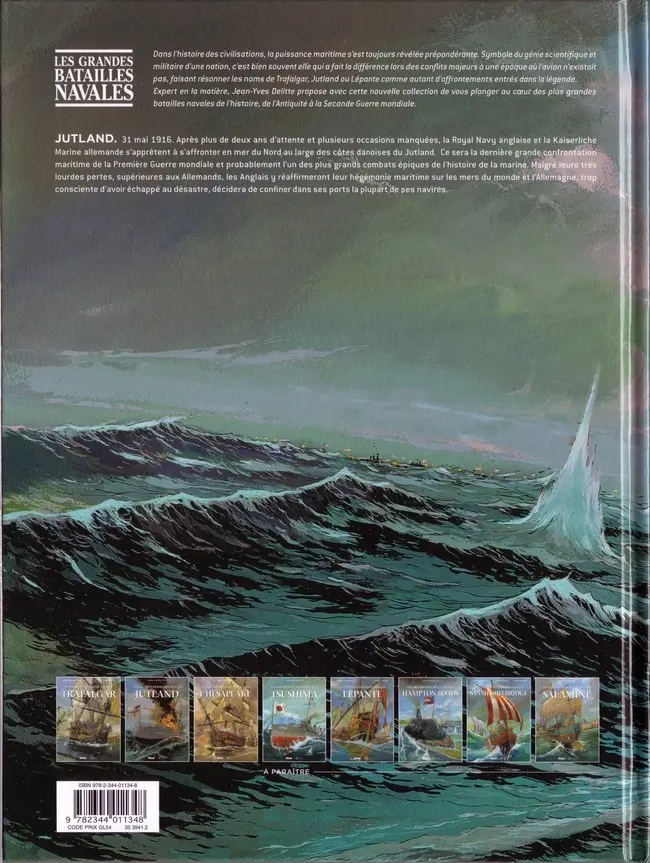 Verso de l'album Les grandes batailles navales Tome 2 Jutland