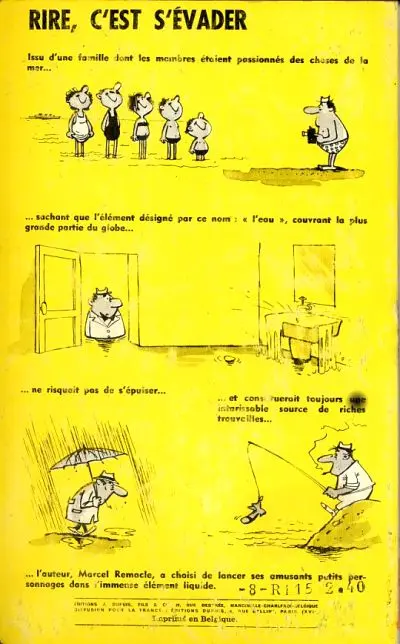 Verso de l'album L'Humour prend la mer L'humour prend la mer (GP)