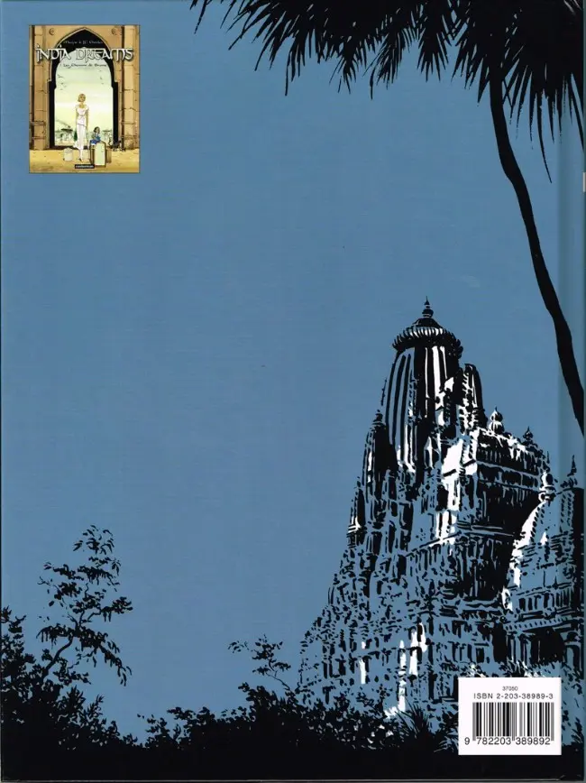 Verso de l'album India dreams Tome 1 Les Chemins de Brume