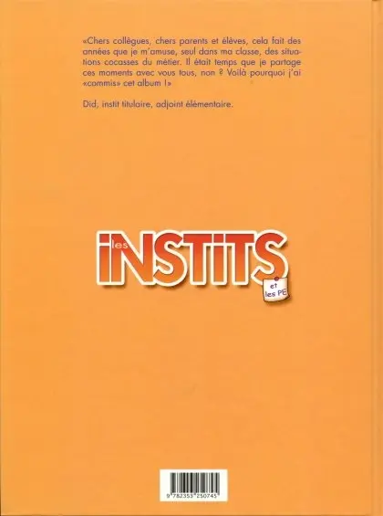 Verso de l'album Les Instits Tome 2 Échec scolaire !