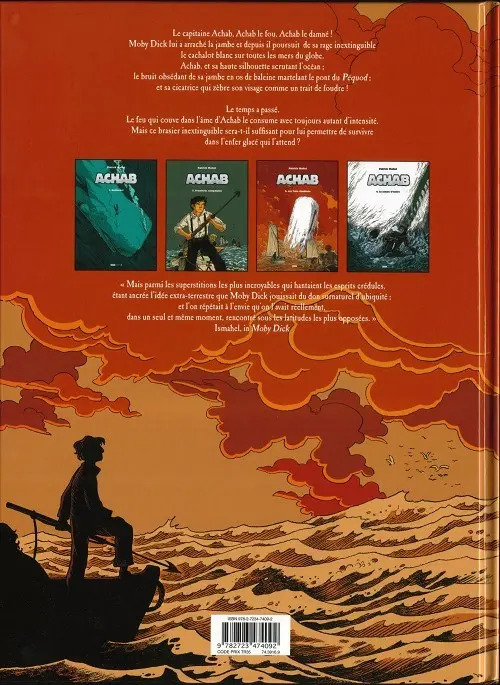 Verso de l'album Achab 4 La jambe d'ivoire