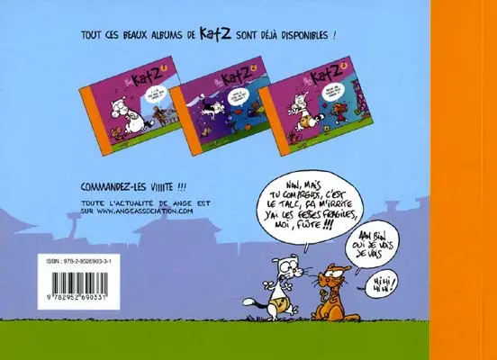 Verso de l'album KatZ Tome 3 Encore une cuillère pour maman !!!