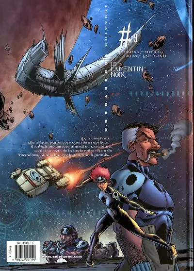 Verso de l'album Kookaburra Universe Tome 9 Le lamentin noir