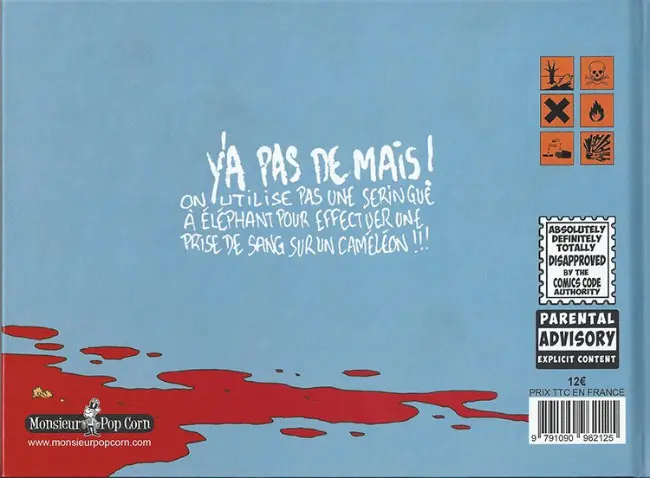 Verso de l'album Labo Reutwar Tome 1 Prenez note Brigitte !