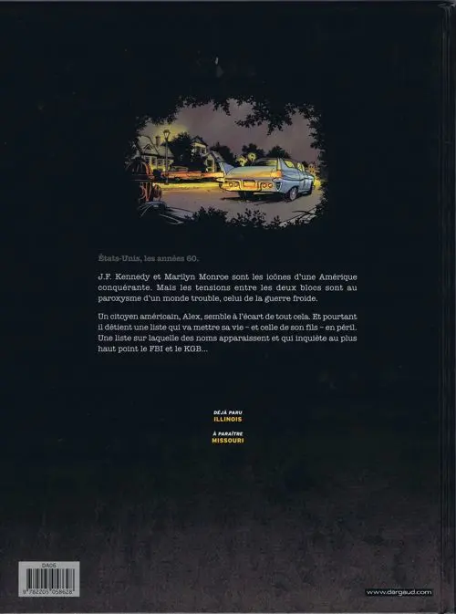 Verso de l'album La Liste 66 Tome 1 Illinois