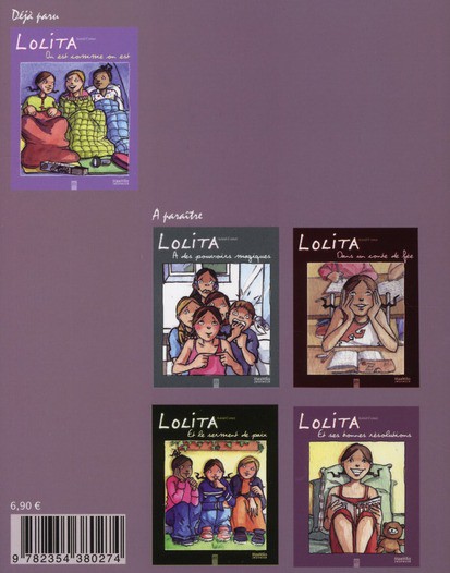 Verso de l'album Lolita Tome 1 Victime de la rumeur