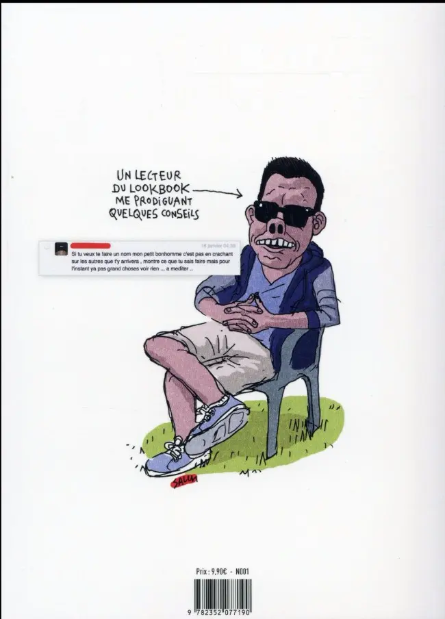 Verso de l'album Lookbook Tome 1