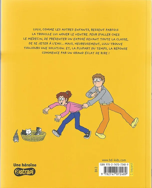 Verso de l'album Lulu 5 Petites trouilles et grands fous rires