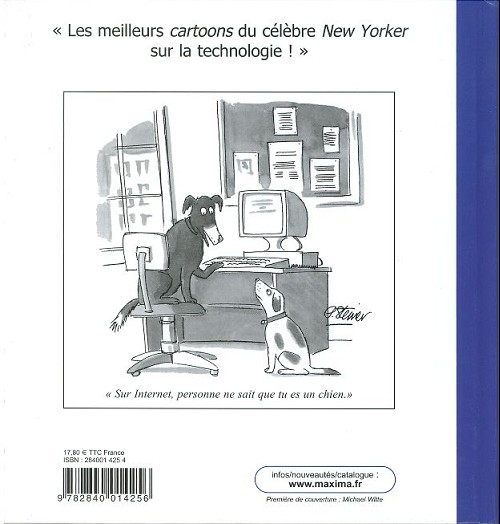 Verso de l'album The New Yorker Le New Yorker - Internet & Co