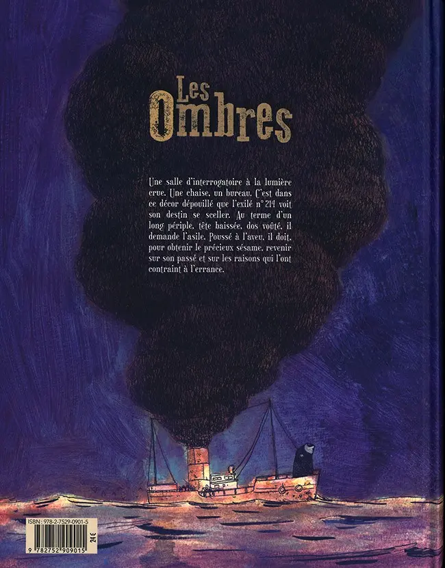 Verso de l'album Les Ombres