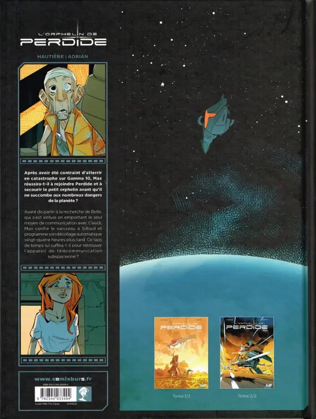 Verso de l'album L'Orphelin de Perdide Tome 2 Silbad