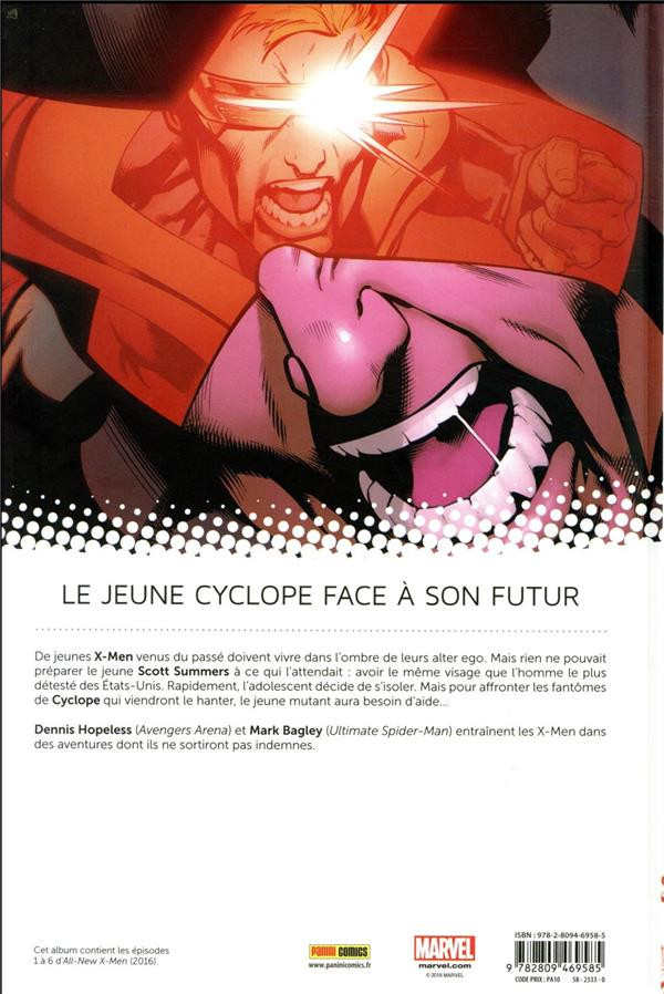 Verso de l'album All-New X-Men Tome 1 Les Fantômes de Cyclope